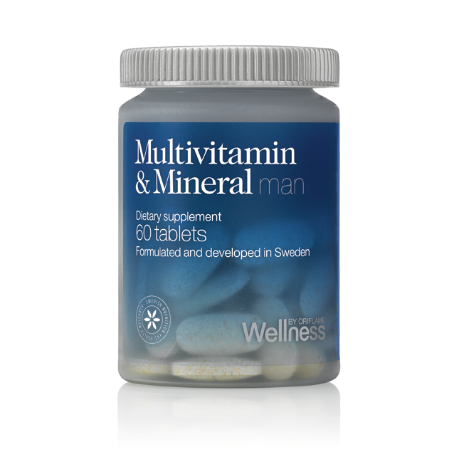 Мультивитамины и минералы для мужчин - идеально сбалансированная формула здоровья и силы